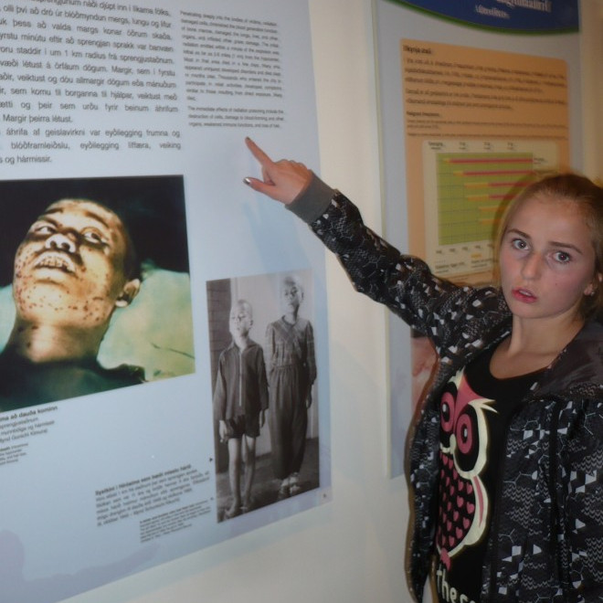 Heimsókn 9. - 10. bekkjar í Hof