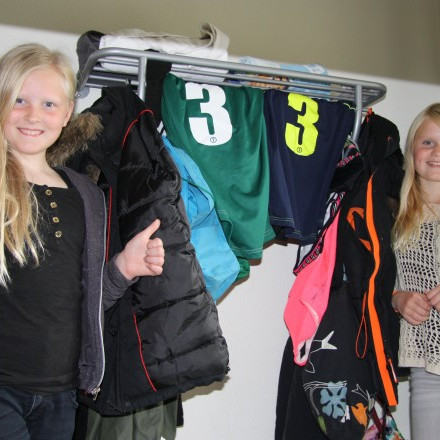 Anna Ágústa og Sunneva búnar að koma sér fyrir