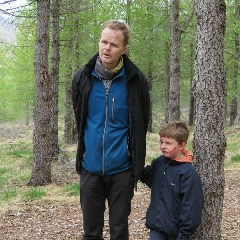 Frá Laugalandsskógi.