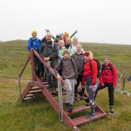 Úr gönguferð í Reistarárskarð haustið 2016