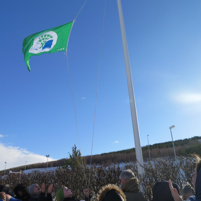 Grænfánaverkefnið i Þelamerkurskóla