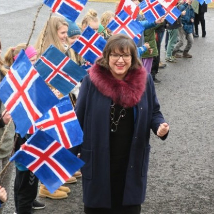 Eliza sagðist snortin af móttökunum