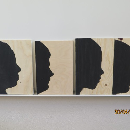 Vangamyndir í myndmennt hjá 5. og 6. bekk