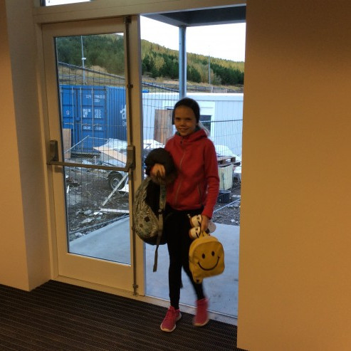 Nýja anddyrið okkar