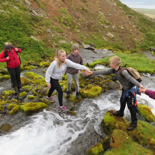 Myndir frá gönguferð 7. og 8. bekkjar í Reistarárskarð