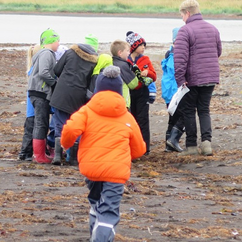 Frá göngudeginum í haust