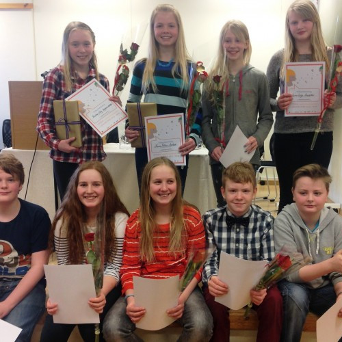 Upplestrarhátíð skólans