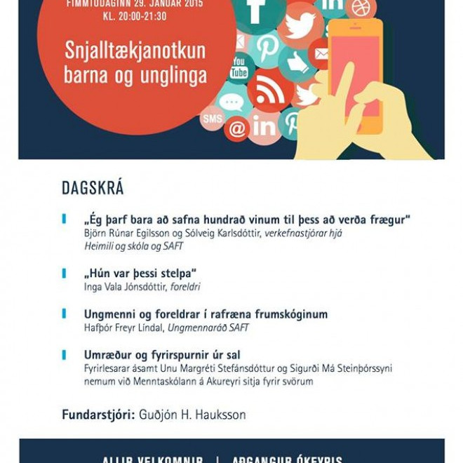 Málþing um snjalltækjanotkun