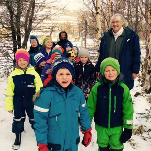 Góður gestur í heimsókn