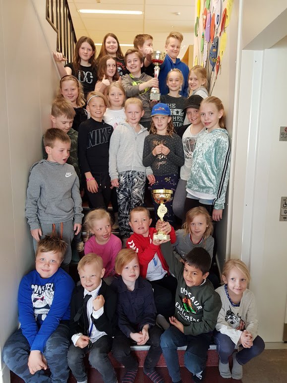 Þelamerkurskóli sigurvegari í 1. maí hlaupinu