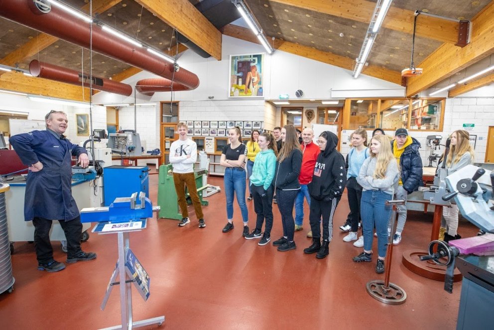 Framhaldsskólaheimsóknir 9. og 10. bekkinga - frétt frá nemendum