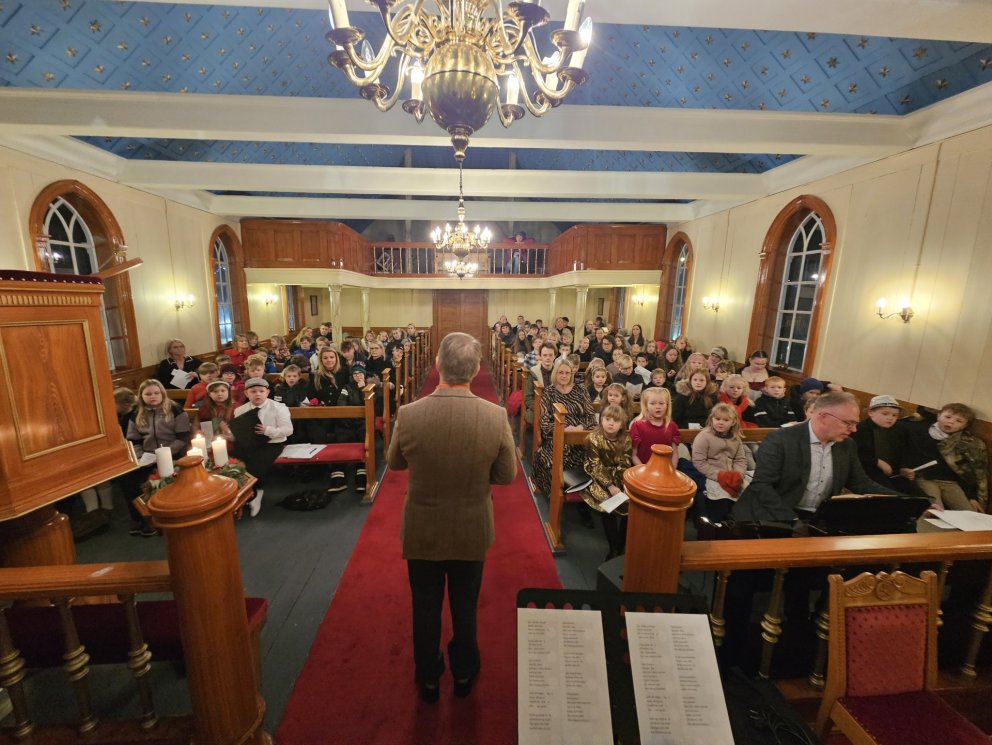 Hátíðarstund í Möðruvallakirkju á litlu jólunum