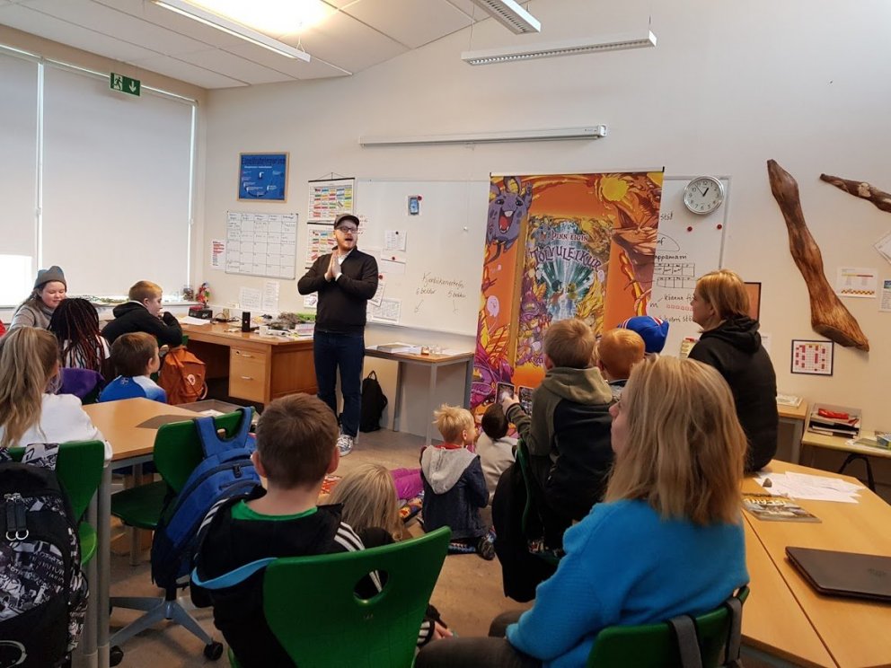 Ævar Þór Benediktsson í heimsókn