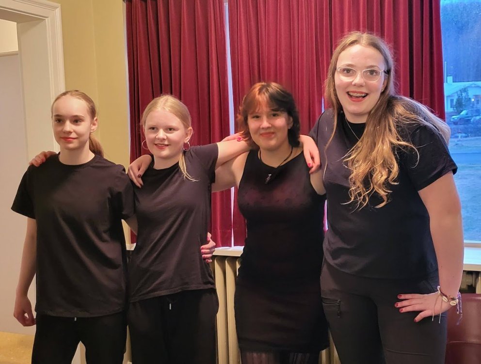 Lið Þelamerkurskóla komst áfram í undankeppni Fiðrings!