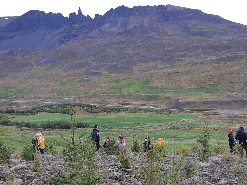 Dagur íslenskrar náttúru - heimsókn 5.-8. bekkjar á Hóla í Öxnadal