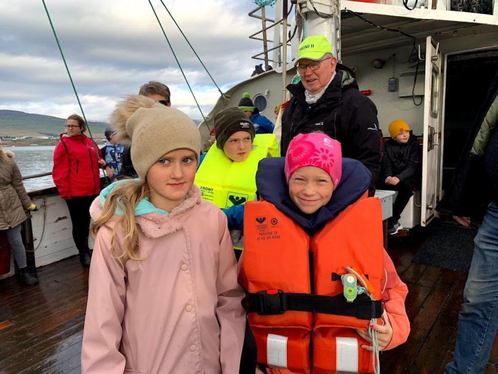 5.-6. bekkur fóru í sjóferð á Húna