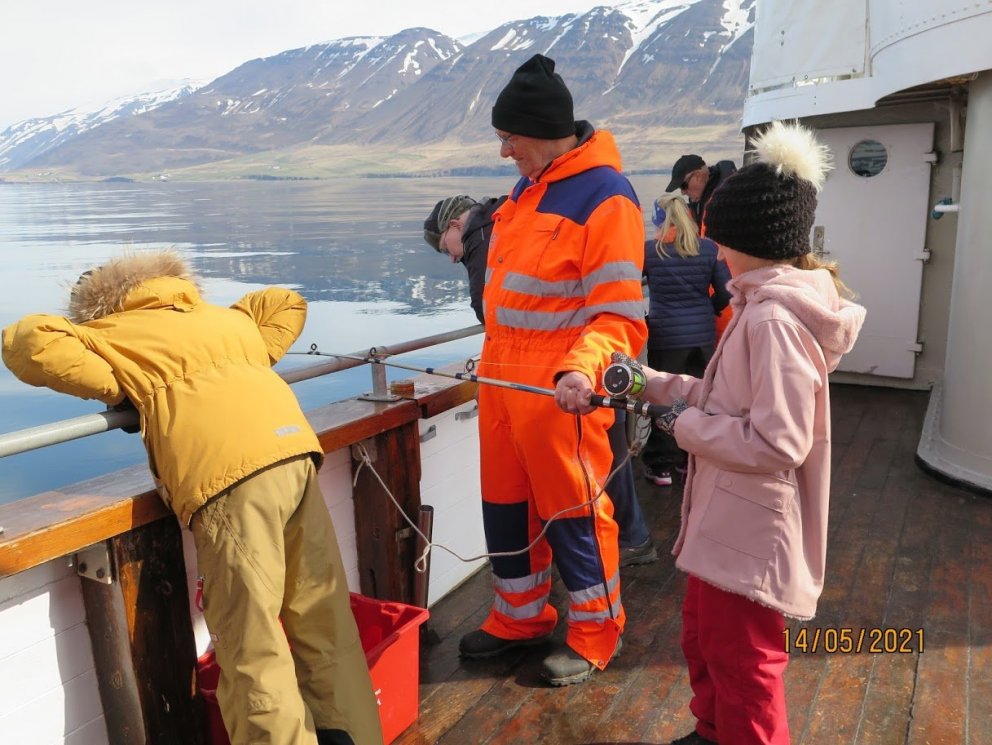 Sjóferð með Húna - Frétt frá 5. - 6. bekk