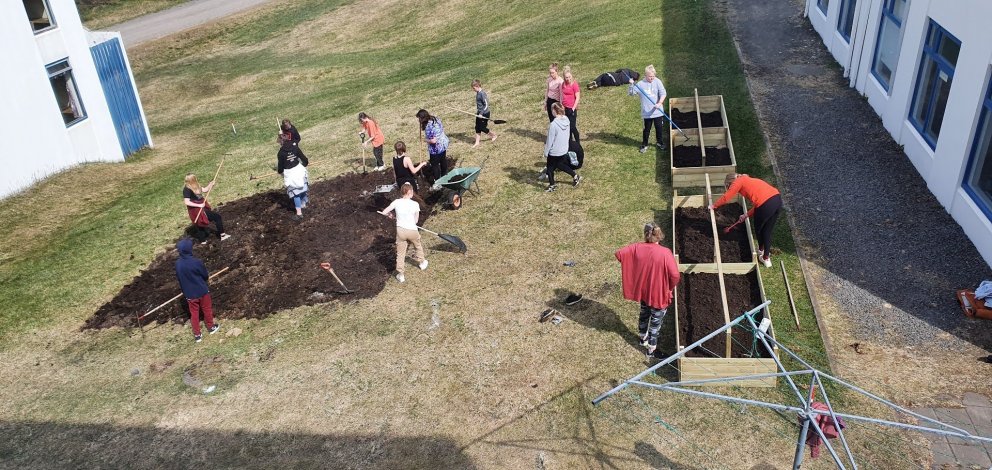 Gerð matjurtargarðs