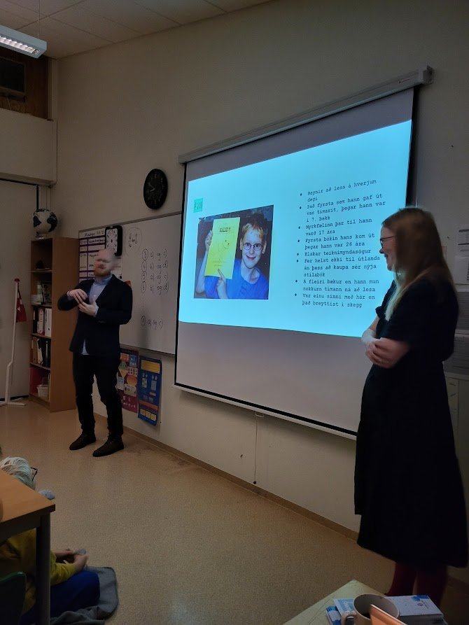 Rithöfundaheimsókn