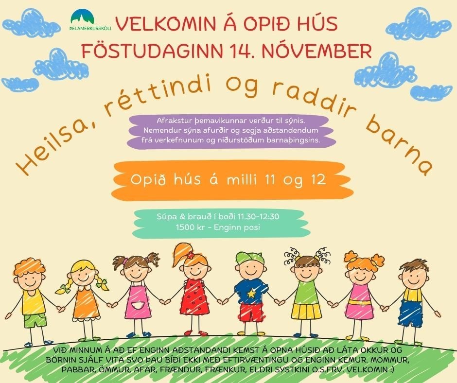 Opið hús í Þelamerkurskóla
