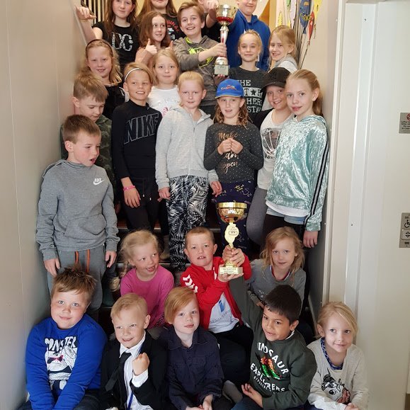 Þelamerkurskóli sigurvegari í 1. maí hlaupinu