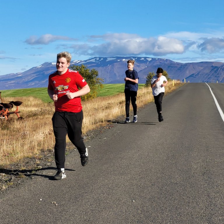 Frétt frá nemendum um skólahlaupið okkar