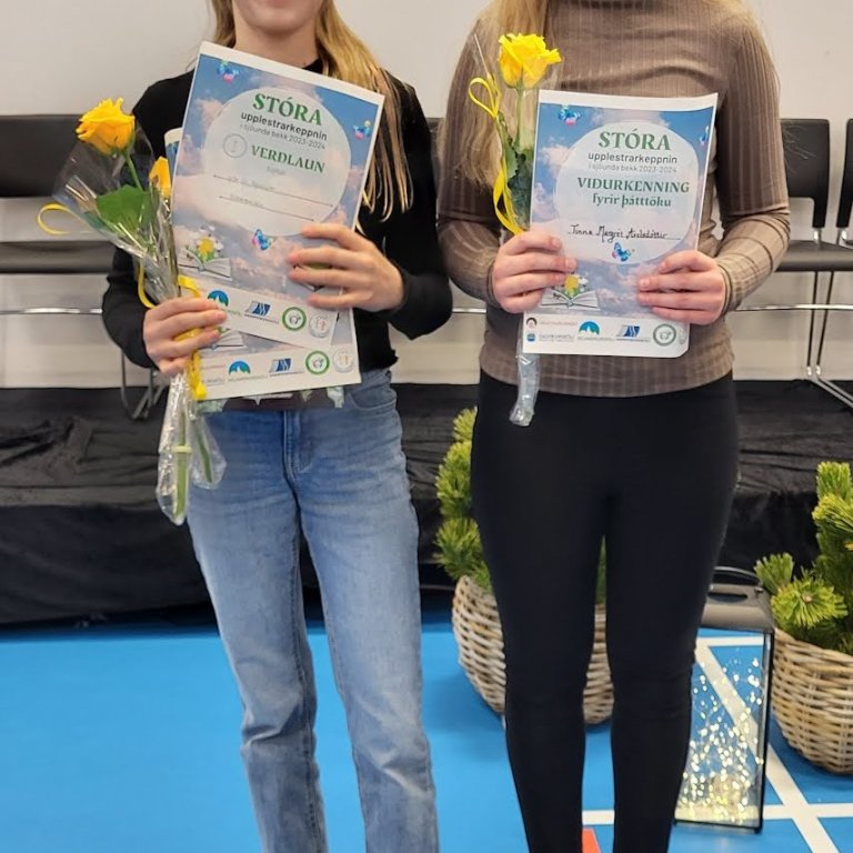 Þelamerkurskóli sigrar stóru upplestrarhátíðina við Eyjafjörð