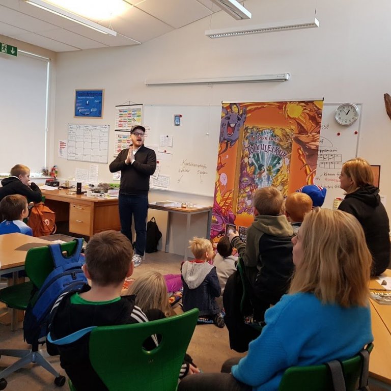 Ævar Þór Benediktsson í heimsókn