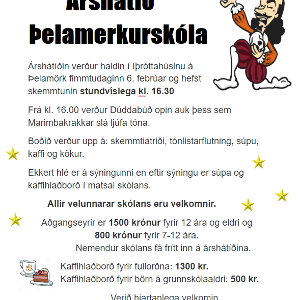 Árshátíð Þelamerkurskóla 2020