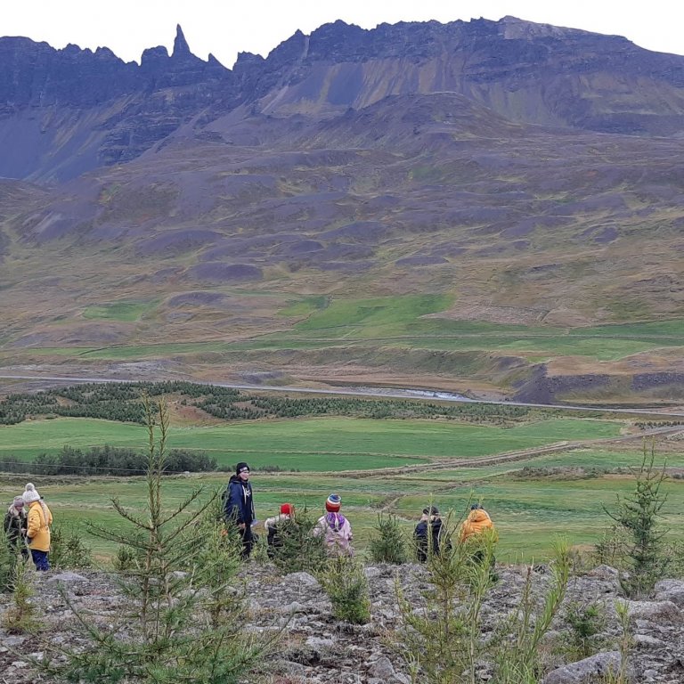 Dagur íslenskrar náttúru - heimsókn 5.-8. bekkjar á Hóla í Öxnadal