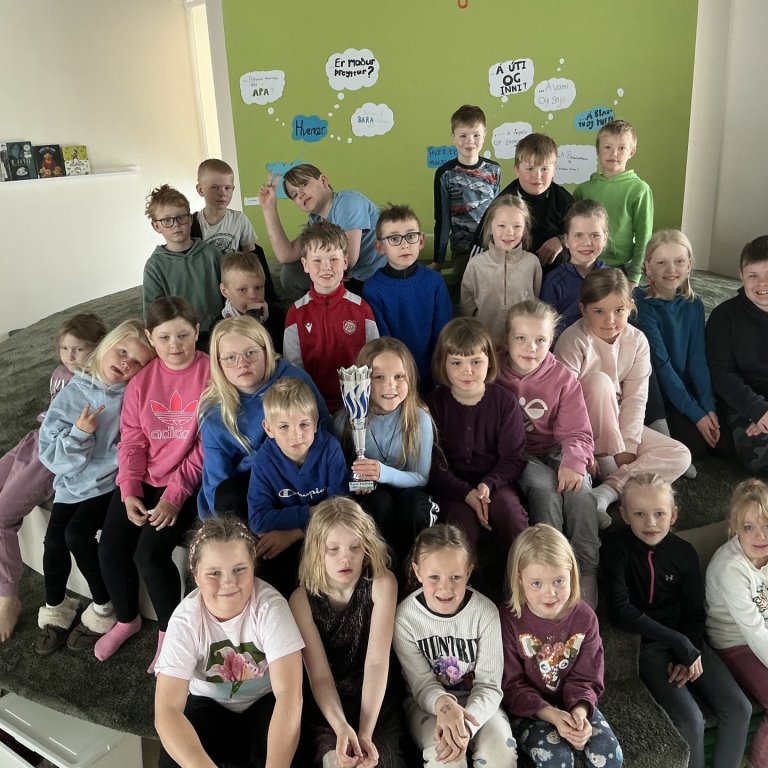 Nemendur fjölmenntu í 1. maí hlaupið
