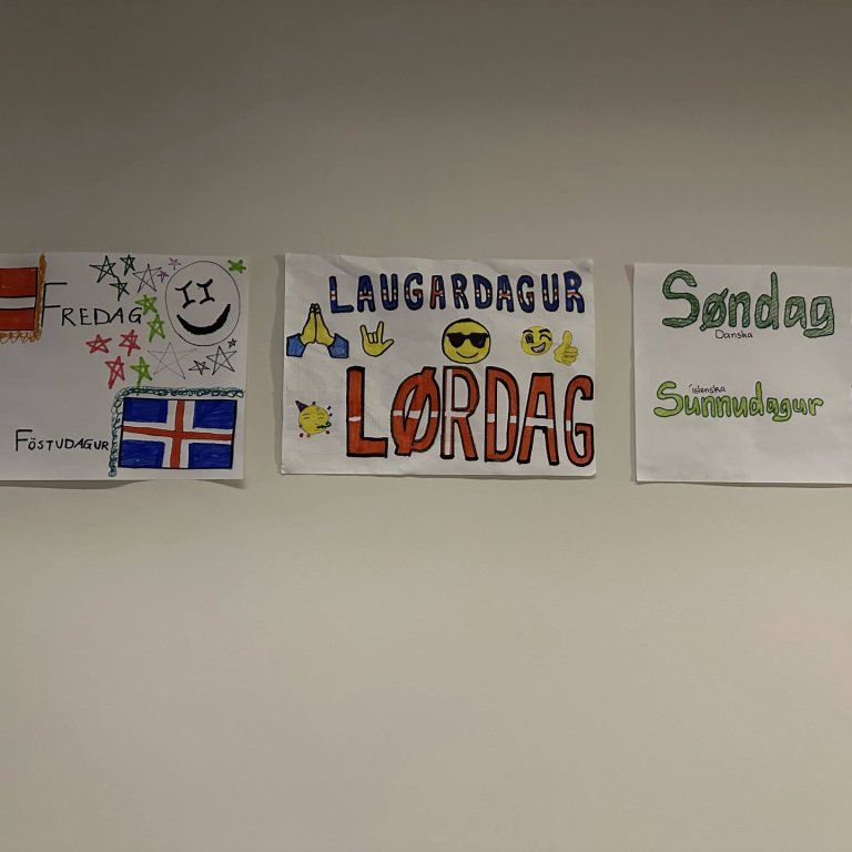 Nýtt ár-nýr námsveggur: Skemmtilegt dönskuverkefni á unglingastigi