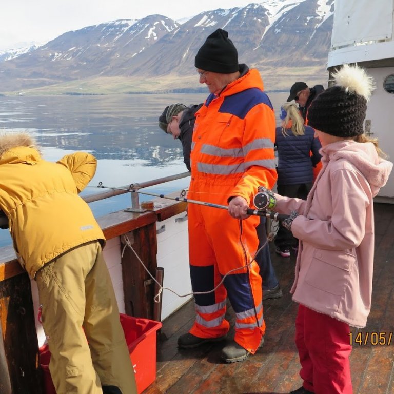 Sjóferð með Húna - Frétt frá 5. - 6. bekk