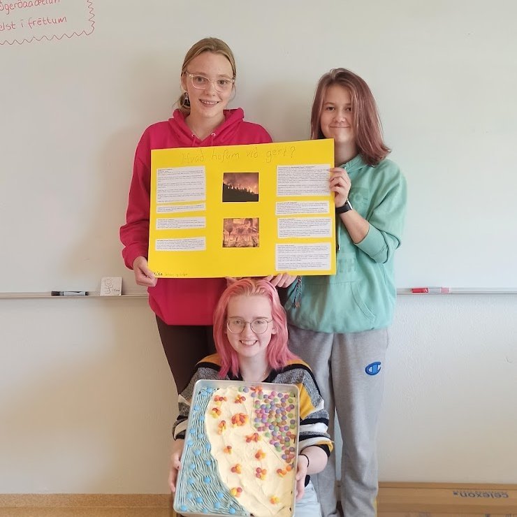 Flott verkefni úr 9. og 10. bekk