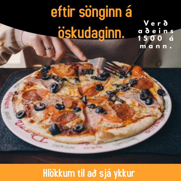 Pizzusala í skólanum á Öskudaginn