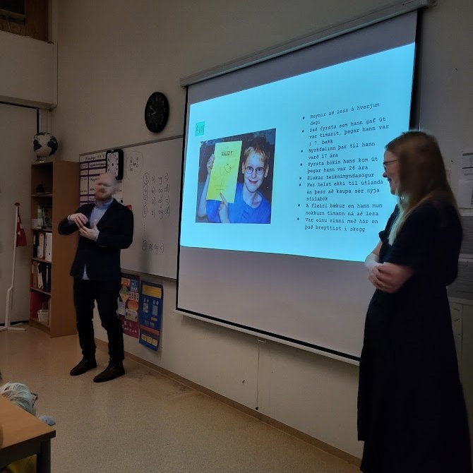 Rithöfundaheimsókn