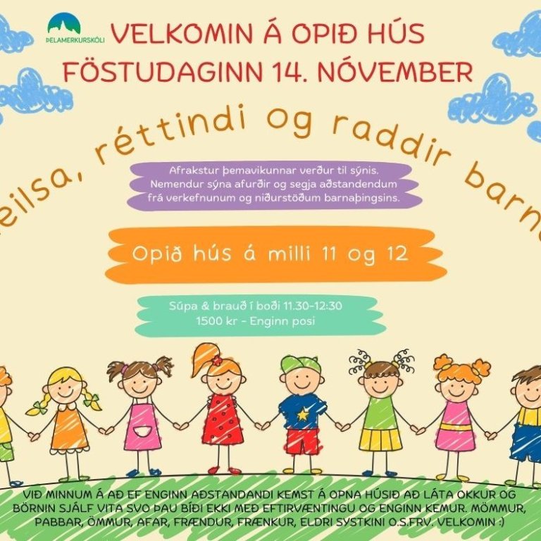 Opið hús í Þelamerkurskóla
